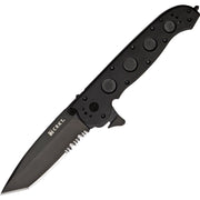 Navaja plegable M16® 14ZLEK Carson, hoja tanto, AUS 8, negro