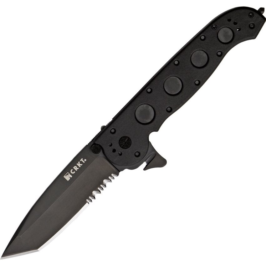 Navaja plegable M16® 14ZLEK Carson, hoja tanto, AUS 8, negro