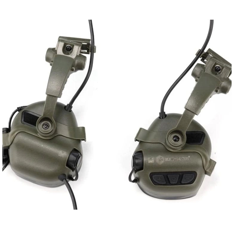 Adaptador M16A ARC para casco para auriculares EARMOR M31/M32 en negro