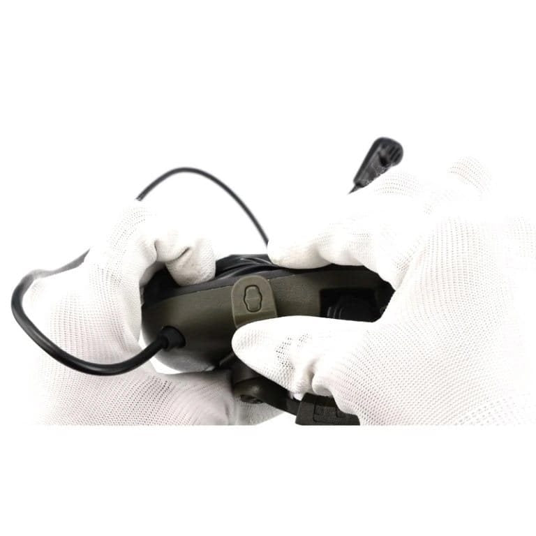 Adaptador M16A ARC para casco para auriculares EARMOR M31/M32 en negro