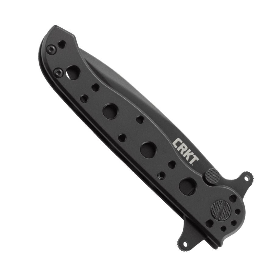 Nůž M21™-10KSF navaja plegable negra con hoja combinada (dentado 2 cm), mango metálico y clip de bolsillo