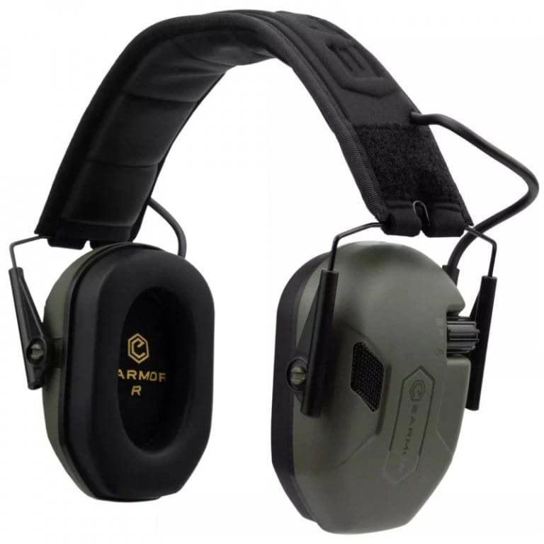 Auriculares electrónicos M300A negros con protección activa para tiro