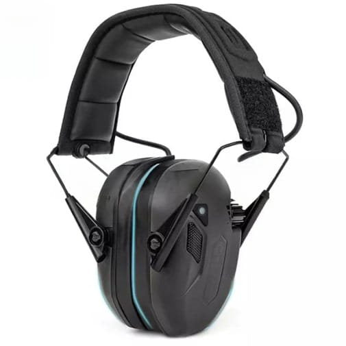 Auriculares electrónicos M300T Bluetooth negro vista del producto para protección auditiva