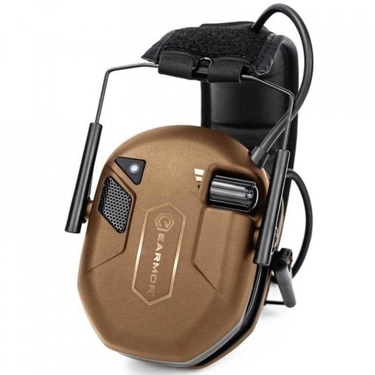 Auriculares electrónicos M300T Bluetooth negro vista del producto para protección auditiva