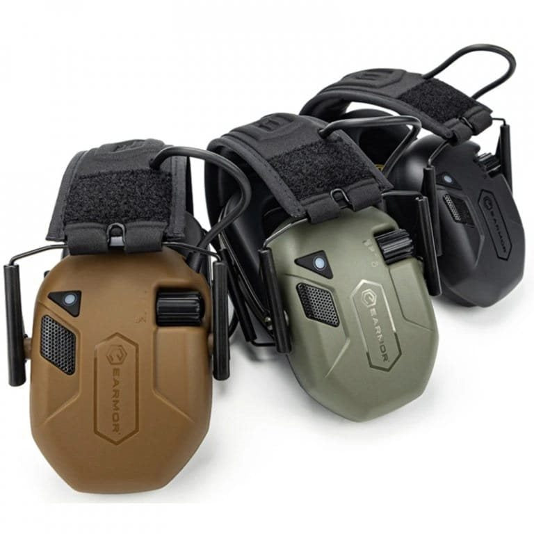Auriculares electrónicos M300T Bluetooth negro vista del producto para protección auditiva