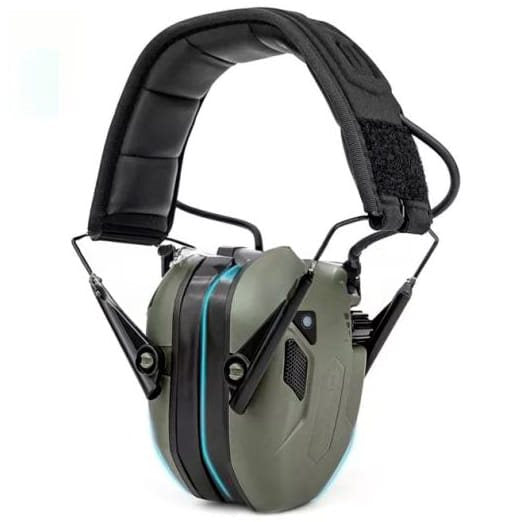 Auriculares electrónicos M300T Bluetooth negro vista del producto para protección auditiva