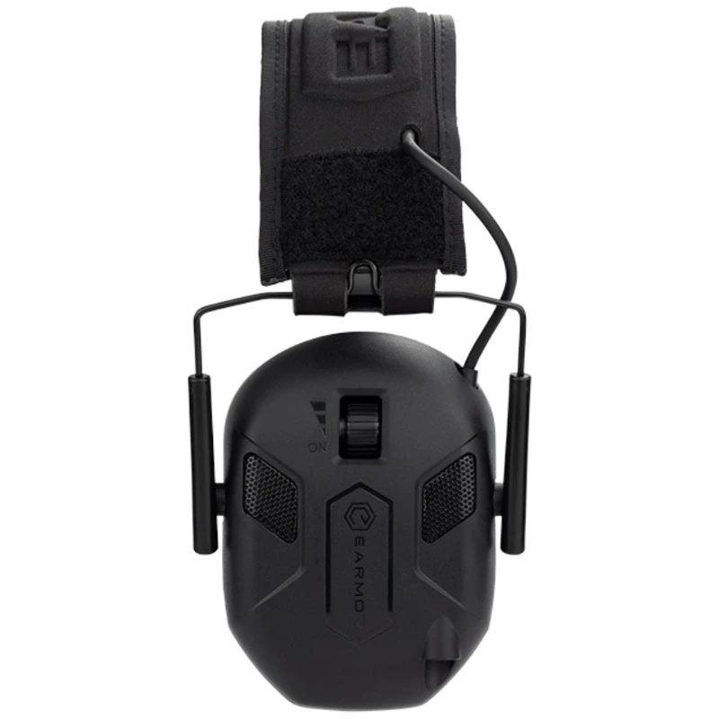 Auriculares electrónicos M300X negros — protección auditiva activa para tiro