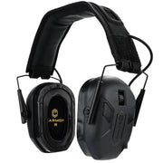 Auriculares electrónicos M300X negros — protección auditiva activa para tiro