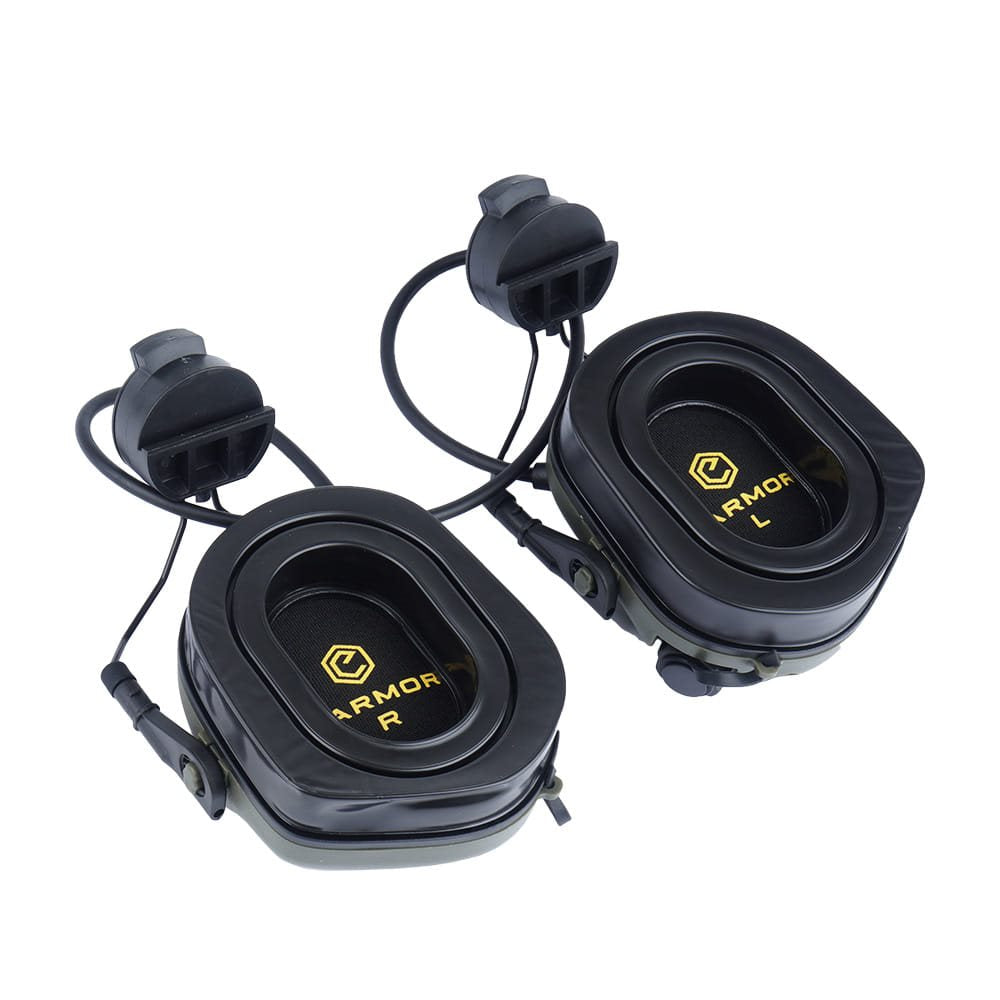 Auriculares electrónicos M31H PLUS montados en casco, color negro