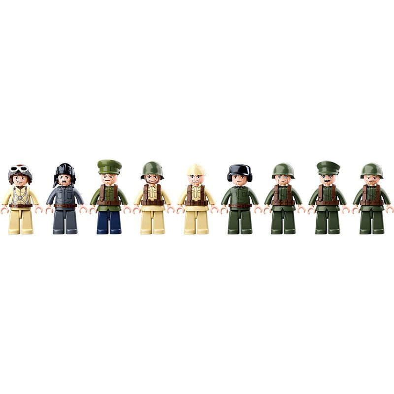 Set construcción Batalla de Kursk, 998 piezas, 8 minifiguras