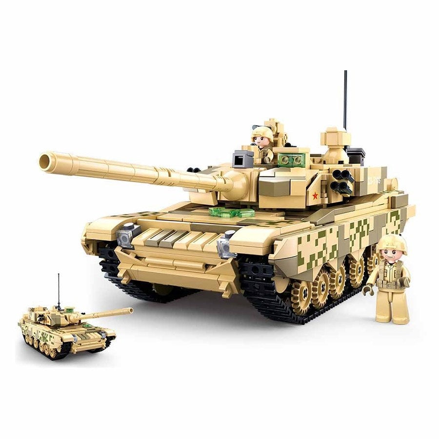Set de construcción SLUBAN tanque de batalla principal, 893 piezas - imagen del producto