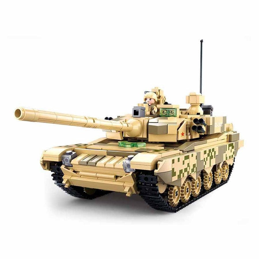 Set de construcción SLUBAN tanque de batalla principal, 893 piezas - imagen del producto