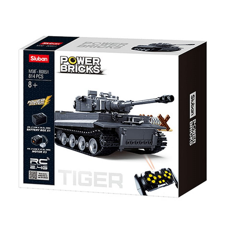Maqueta tanque PANZERKAMPFWAGEN VI TIGER 1:35 control remoto