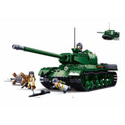 Maqueta del tanque pesado IS-2 2en1, 845 piezas y 3 figuras
