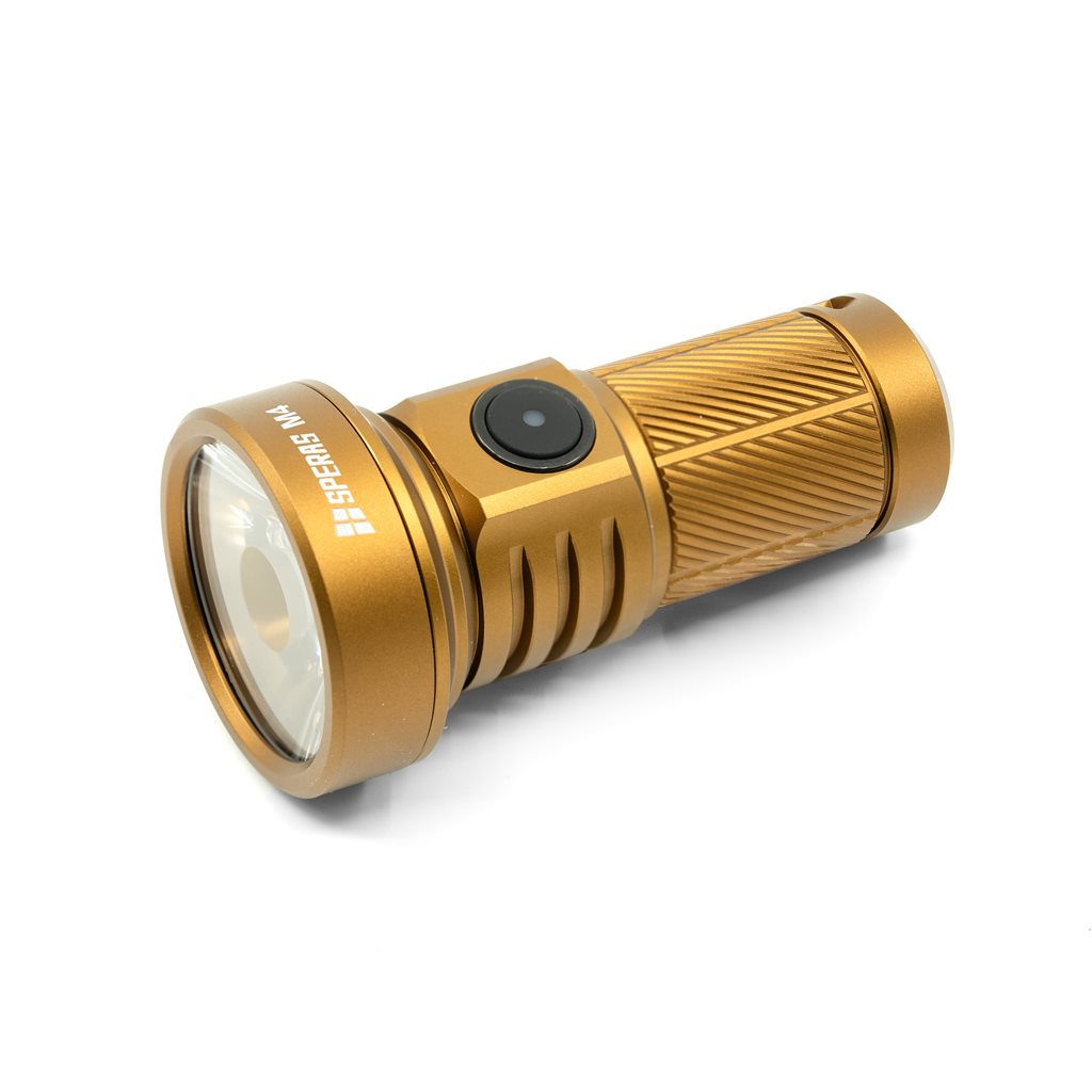 Linterna recargable M4 MINI 1320 lúmenes, alcance 652 m, IP68, color arena