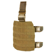 Panel modular para muslo MOLLE Drop-Leg con fijación al cinturón y hebilla fastex