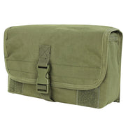 Funda MOLLE para máscara antigás verde, estuche táctico mostrado en la imagen