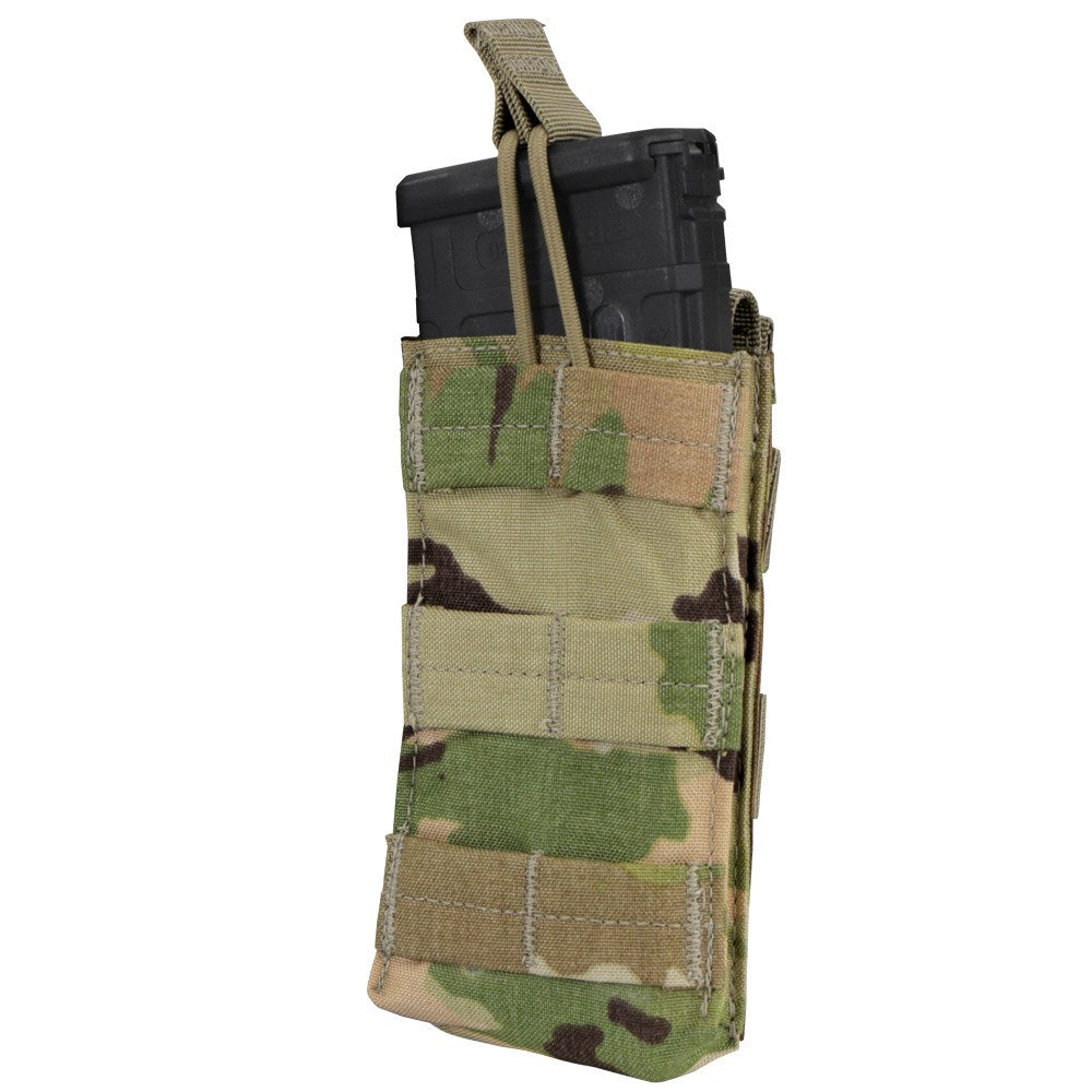 Funda MOLLE para cargador M16 abierta con cordón elástico ajustable