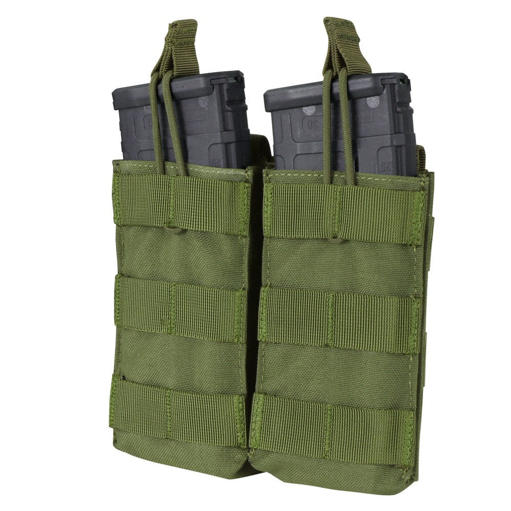 Porta cargadores MOLLE doble para 2xM4/M16 verde abierto