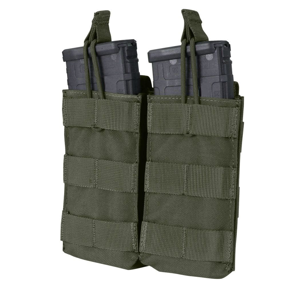 Porta cargadores MOLLE doble para 2xM4/M16 verde abierto