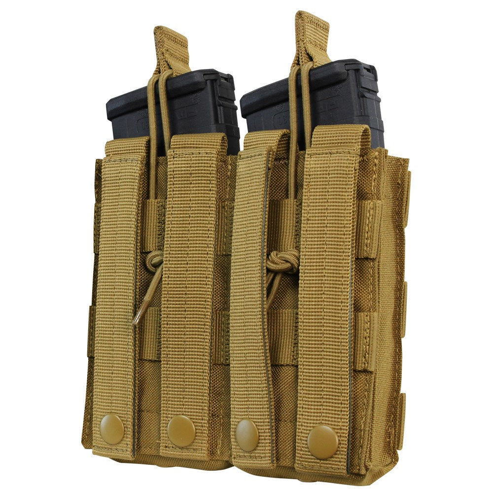 Porta cargadores MOLLE doble para 2xM4/M16 verde abierto