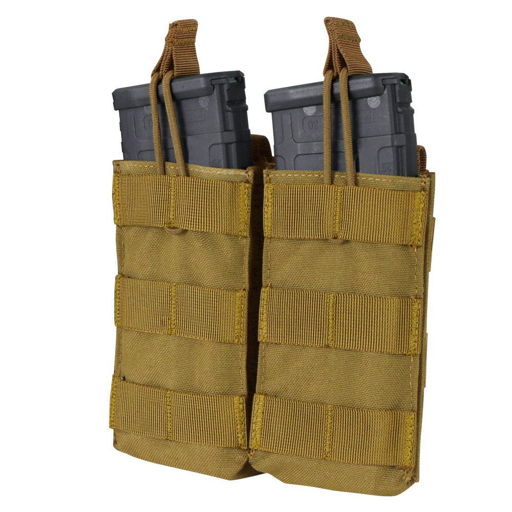 Porta cargadores MOLLE doble para 2xM4/M16 verde abierto