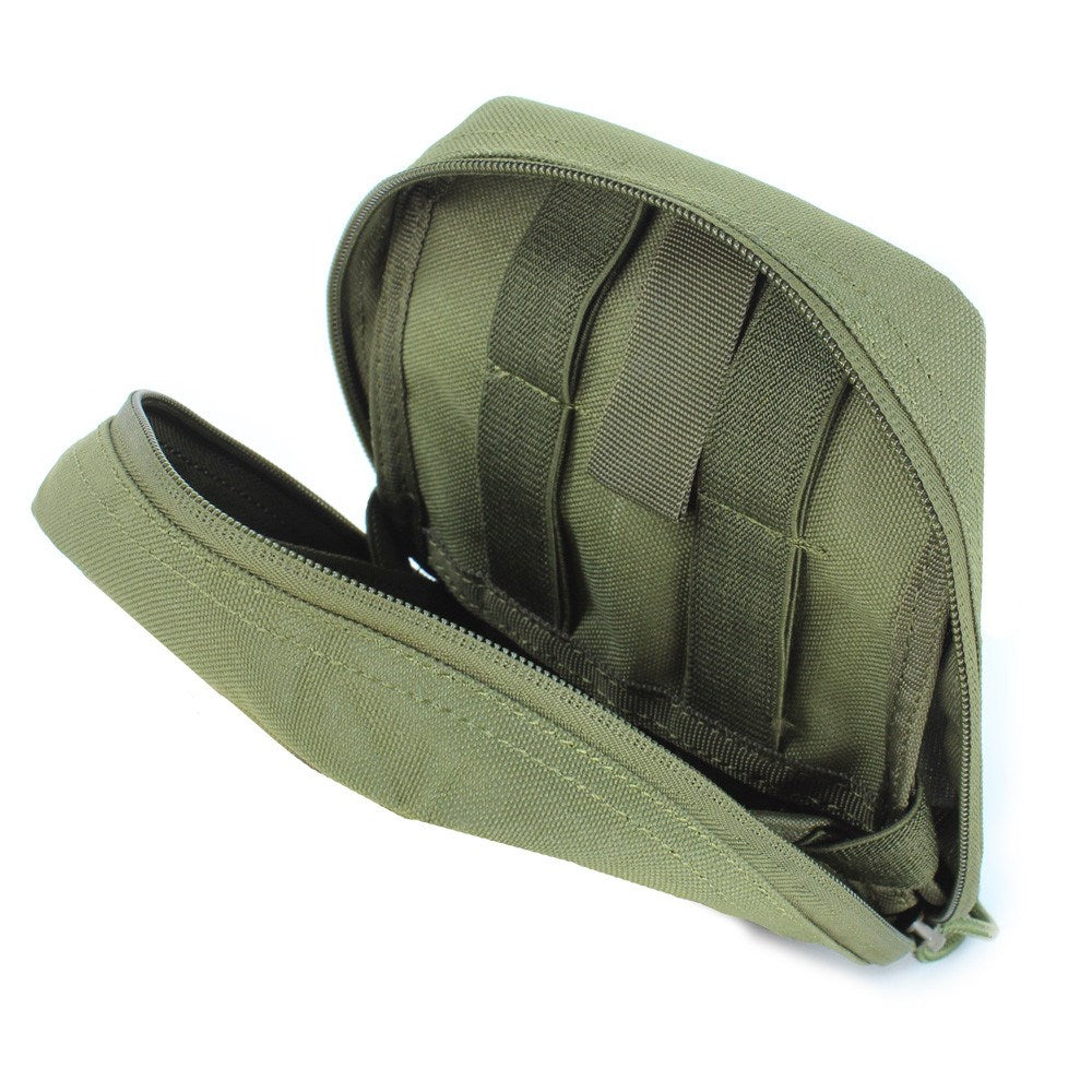 Funda MOLLE roja para botiquín, bolsa táctica para material de primeros auxilios