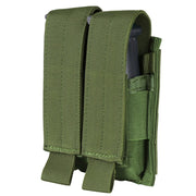 Funda MOLLE doble para cargador M9 verde en Cordura 1000D con cierre velcro