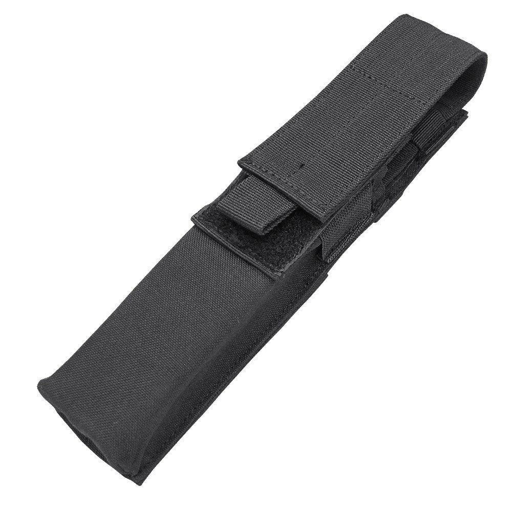 Bolsa MOLLE para cargador P90 negra en Cordura 1000D con cierre Velcro