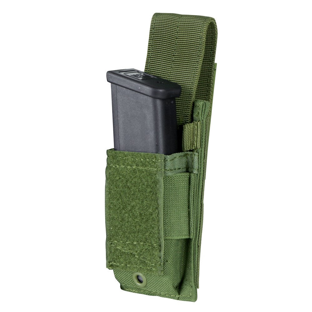 Funda MOLLE para cargador M9 negra en Cordura 1000D con cierre Velcro y anclaje MOLLE