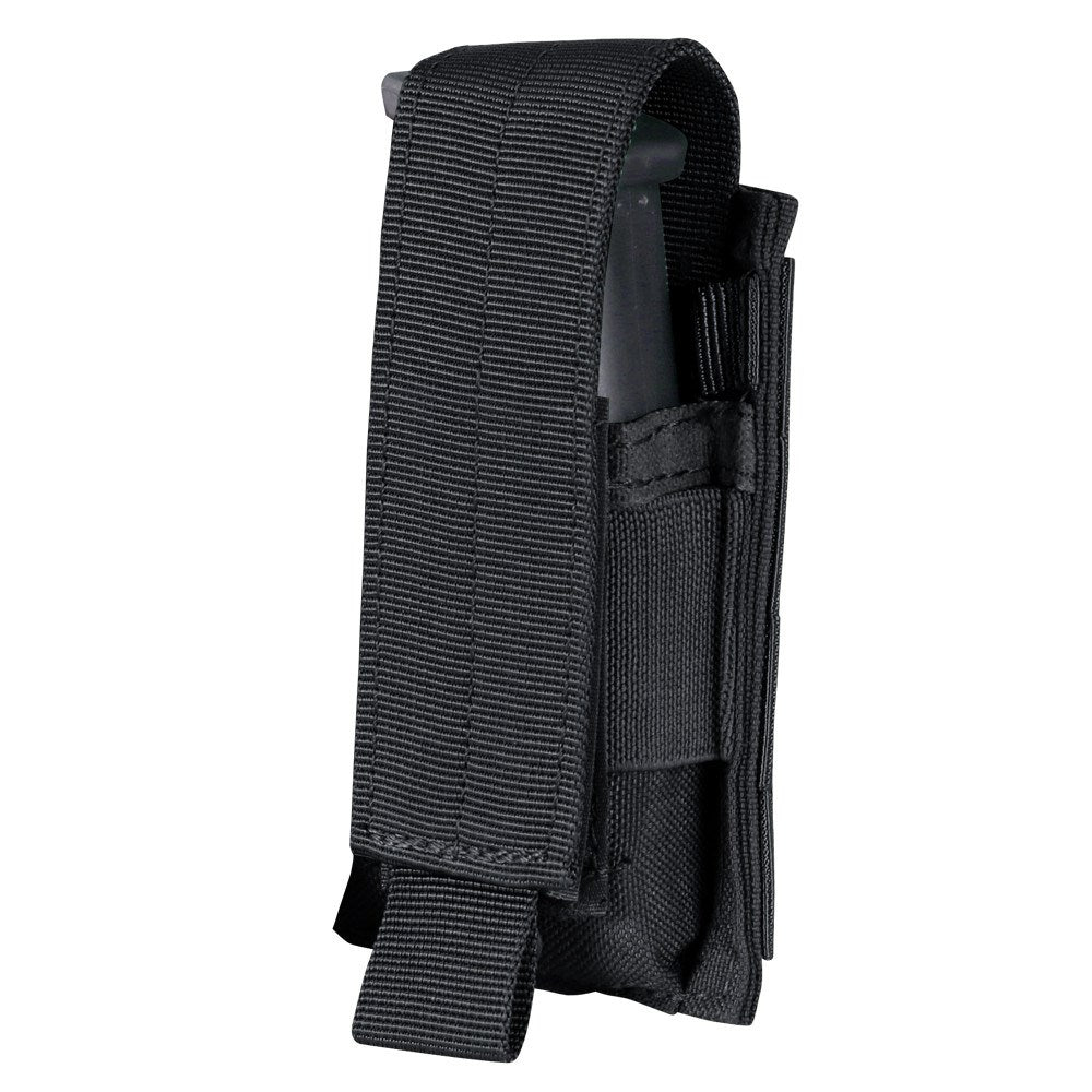 Funda MOLLE para cargador M9 negra en Cordura 1000D con cierre Velcro y anclaje MOLLE
