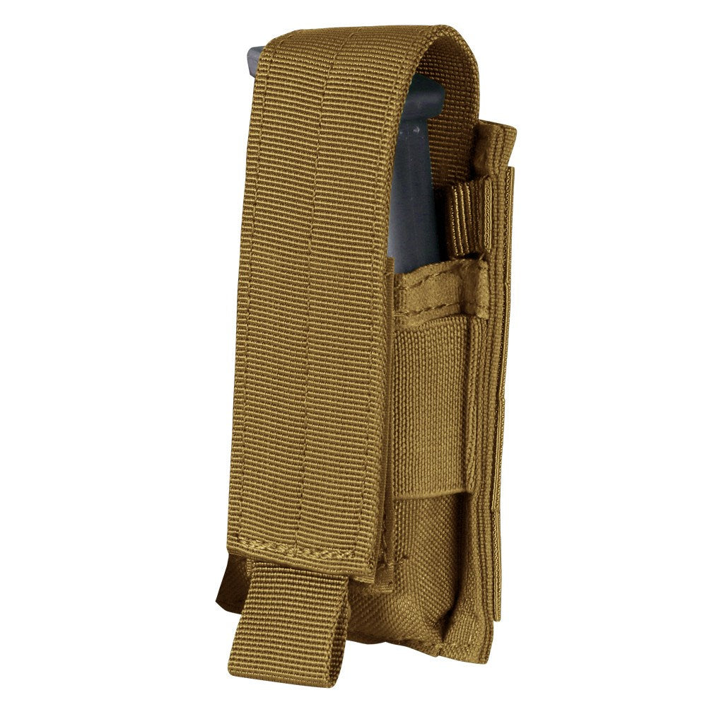 Funda MOLLE para cargador M9 negra en Cordura 1000D con cierre Velcro y anclaje MOLLE