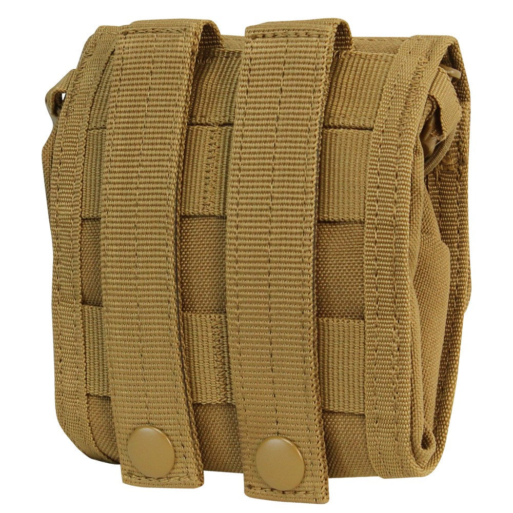 Funda MOLLE para cargadores COMPACT en color verde, vista frontal