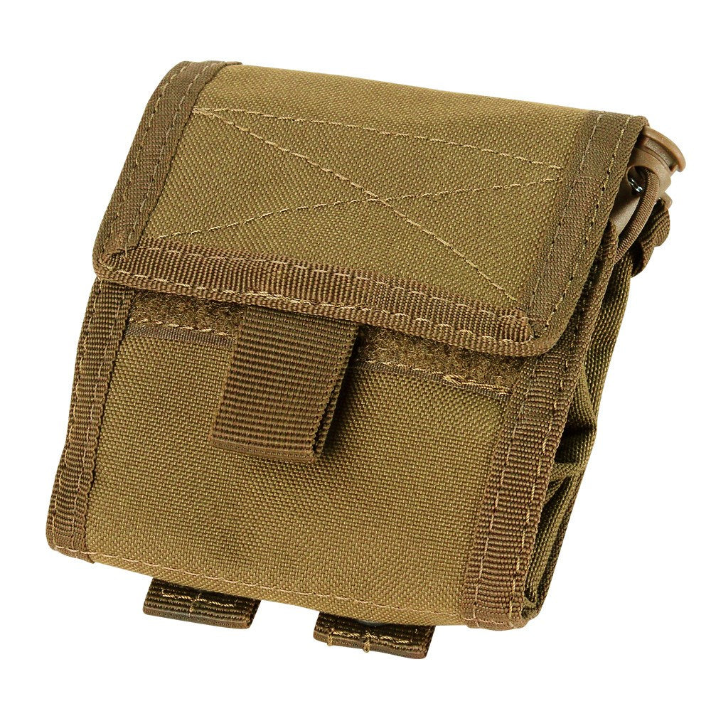 Funda MOLLE para cargadores COMPACT en color verde, vista frontal