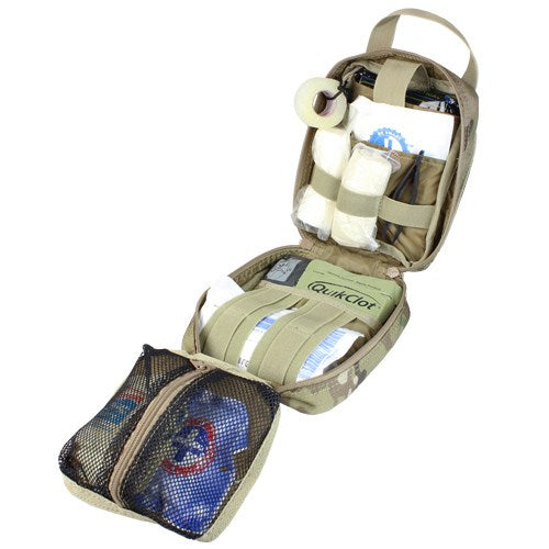 Funda Condor Rip-Away EMT MOLLE para botiquín con sistema de bolsillos y elásticos