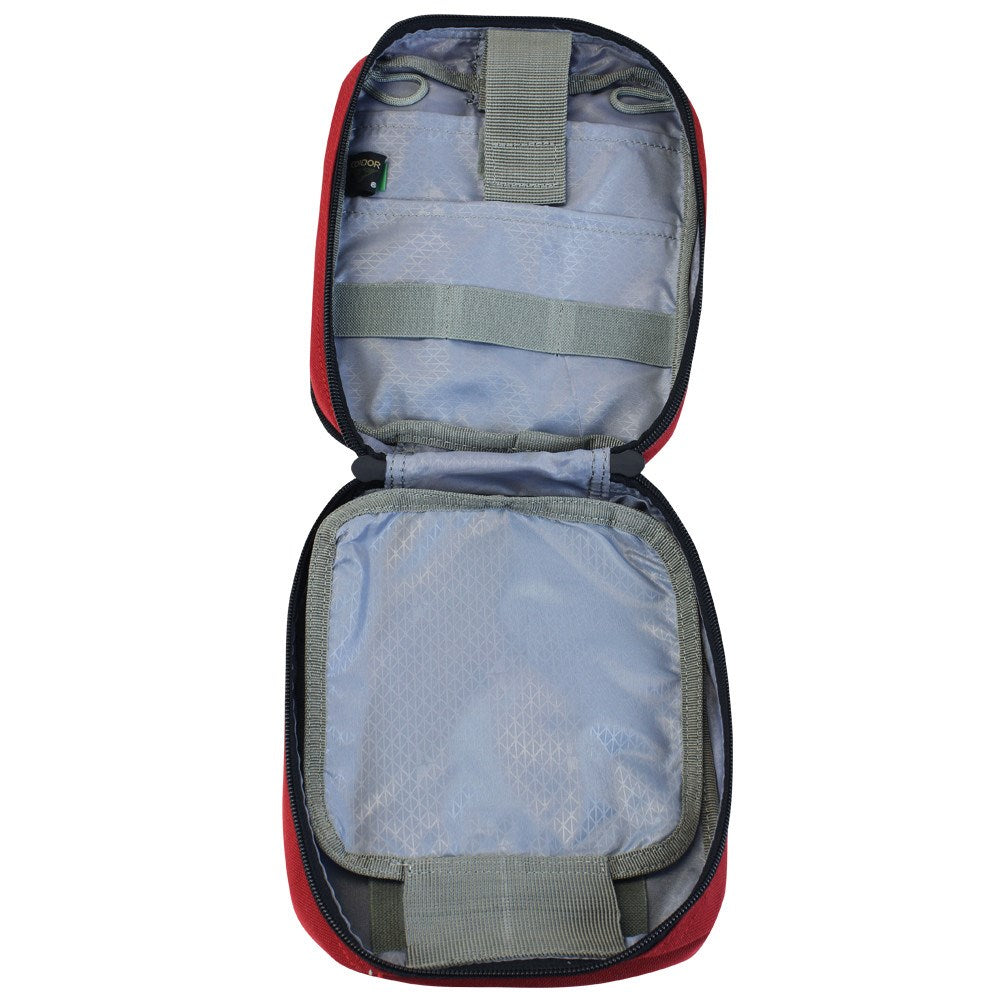 Funda MOLLE EMT verde Condor Rip-Away con diseño tri-fold y bolsillos interiores
