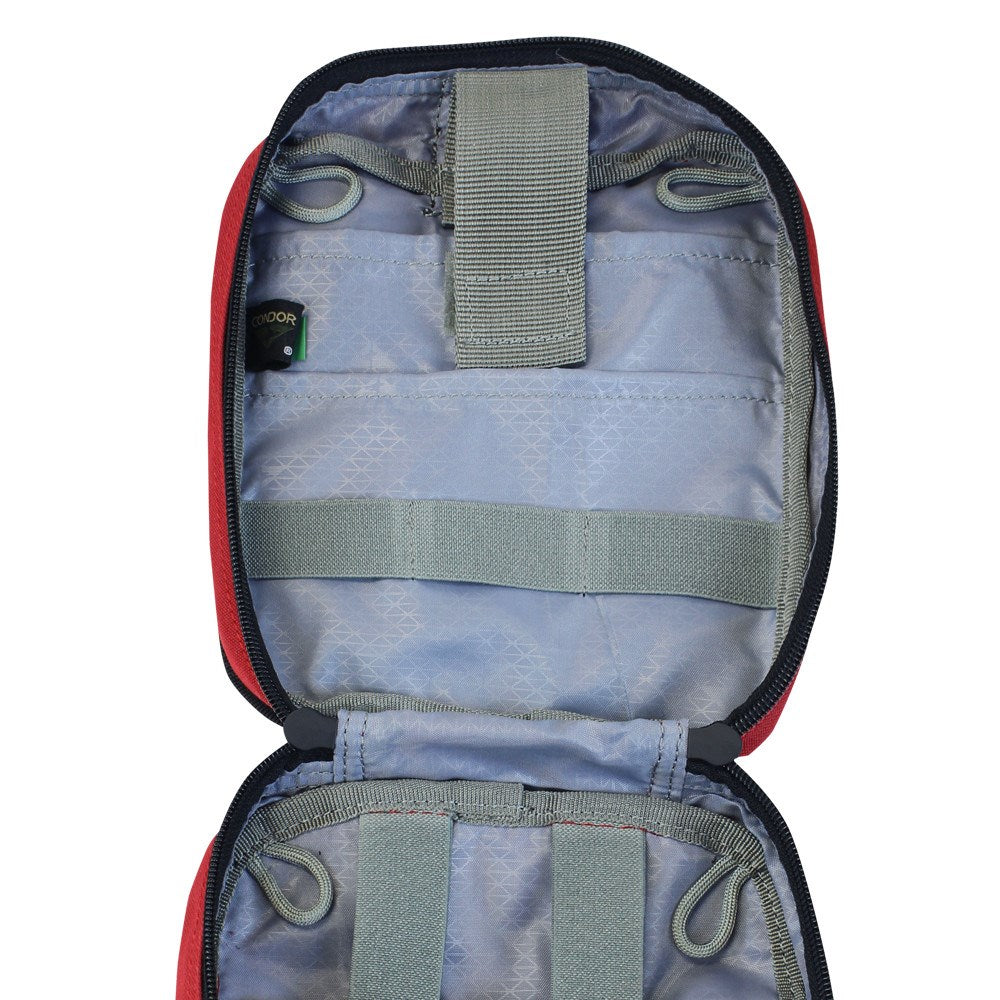 Funda MOLLE EMT verde Condor Rip-Away con diseño tri-fold y bolsillos interiores