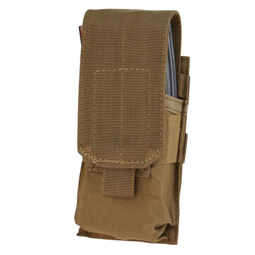 Funda MOLLE para 2 cargadores M4 en verde, Cordura 1000D, cierre Velcro