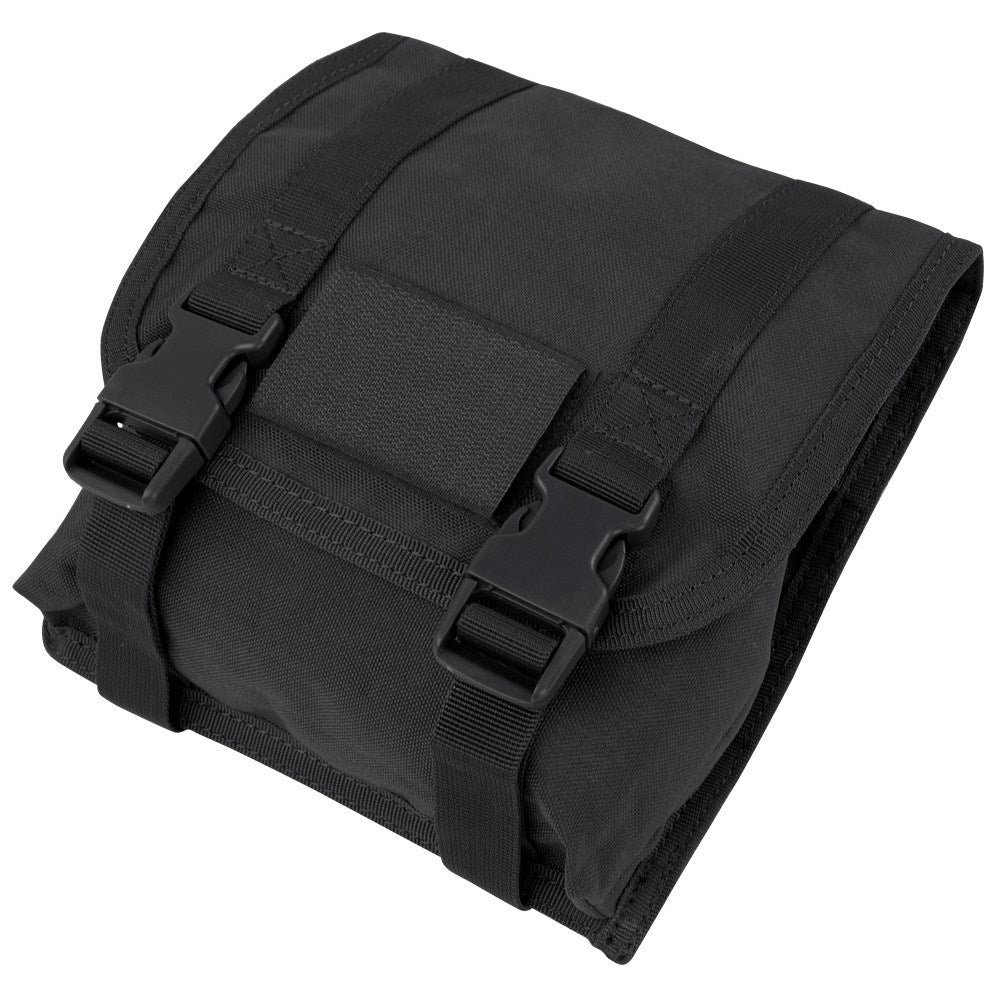 Funda MOLLE universal grande verde para hasta 6 cargadores M4 con cordón elástico