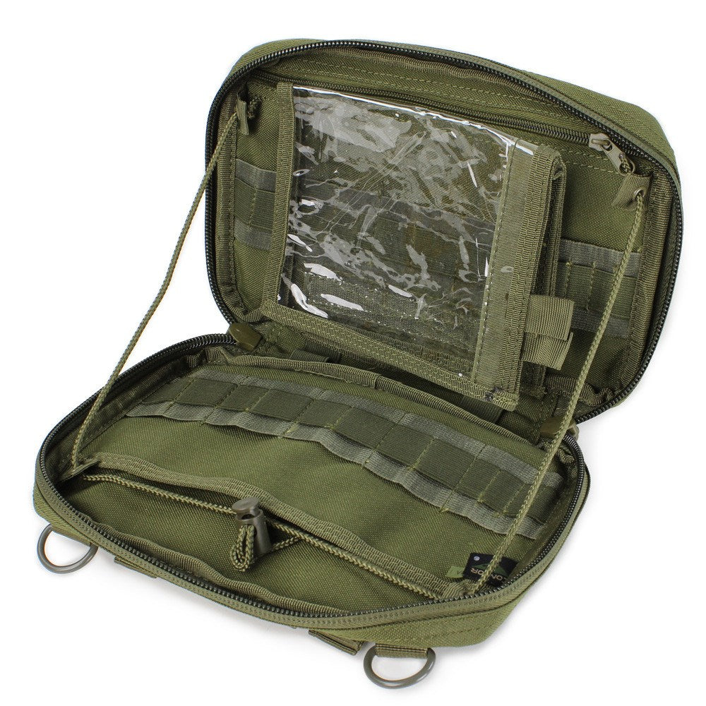 Funda MOLLE Tactical Tool azul para herramientas y material sanitario, tamaño aprox. 19x25x4 cm