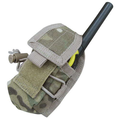 Funda MOLLE HHR para radio con cierre VELCRO y cordón de ajuste, vista delantera