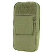 Funda MOLLE para GPS/PSP en color verde con cierre de cremallera y panel VELCRO