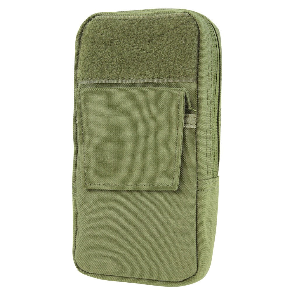 Funda MOLLE para GPS/PSP en color verde con cierre de cremallera y panel VELCRO