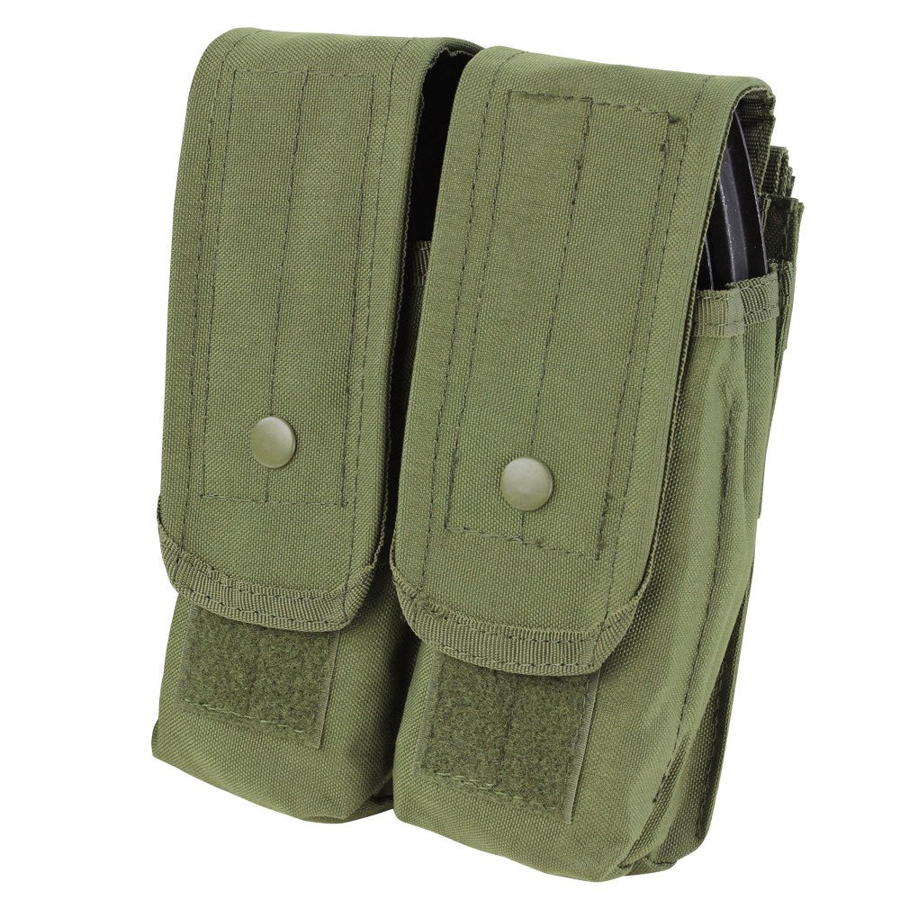 Bolsa MOLLE para cargadores 4xAK o 6xM16, doble compartimento y cierre velcro/press