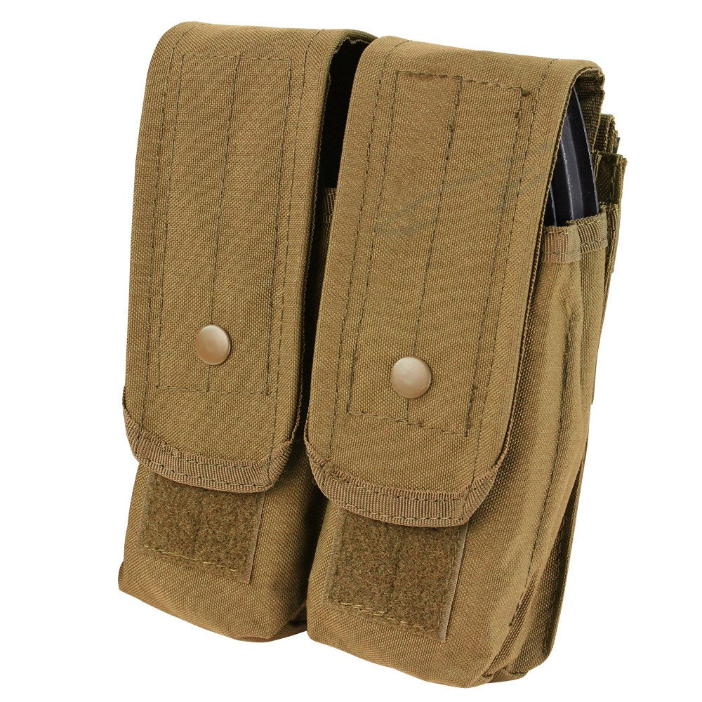 Bolsa MOLLE para cargadores 4xAK o 6xM16, cierre velcro y broches a presión, vista delantera
