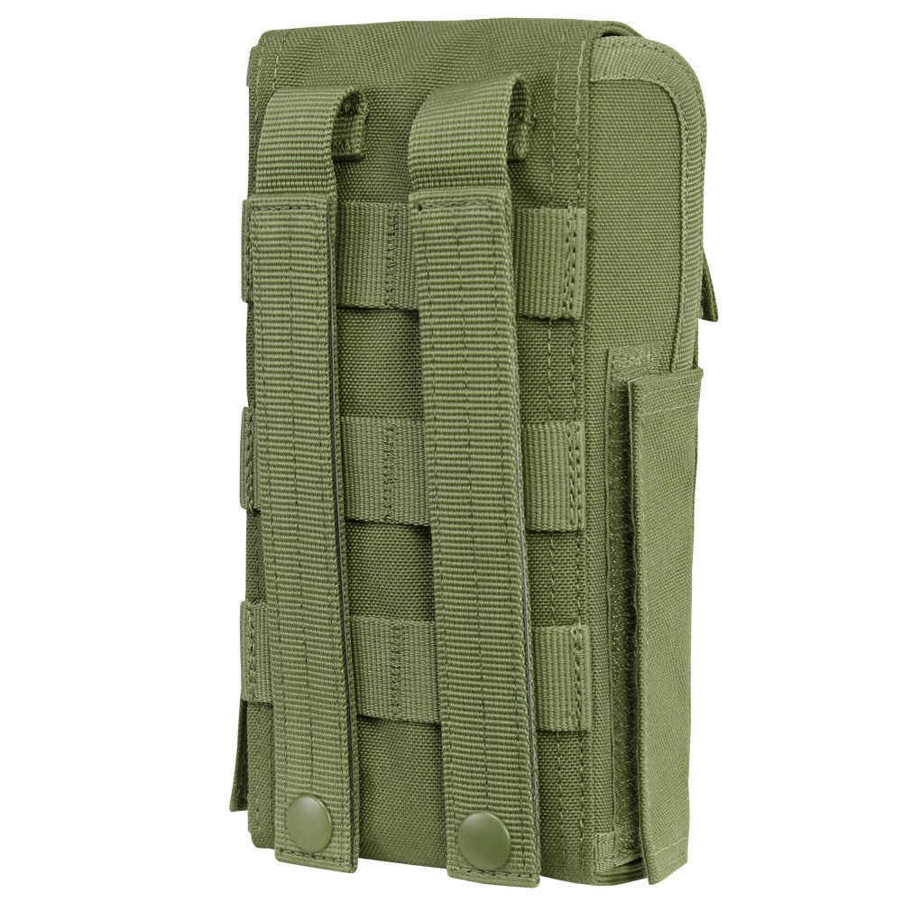 Cartuchera para cartuchos de escopeta verde, desplegable, capacidad 25 cartuchos, cierre con velcro y broches