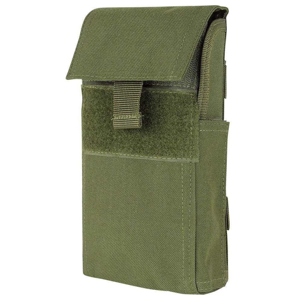 Cartuchera para cartuchos de escopeta verde, desplegable, capacidad 25 cartuchos, cierre con velcro y broches