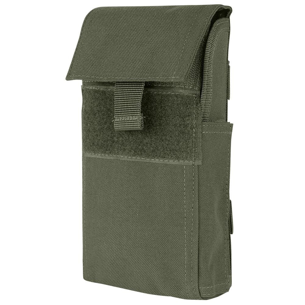 Funda desplegable para 25 cartuchos de escopeta con cierre de velcro y botones