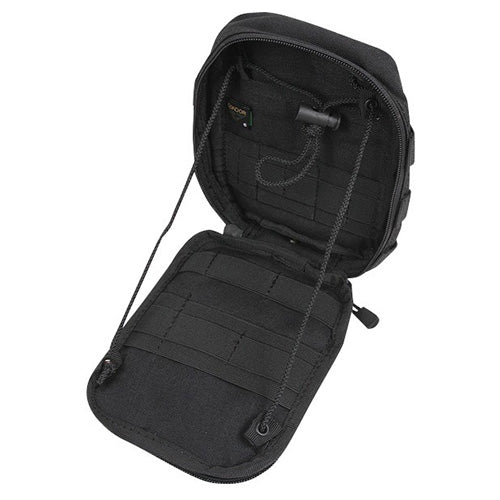 Funda MOLLE Side Kick verde para material sanitario con cremallera doble y bolsillo exterior