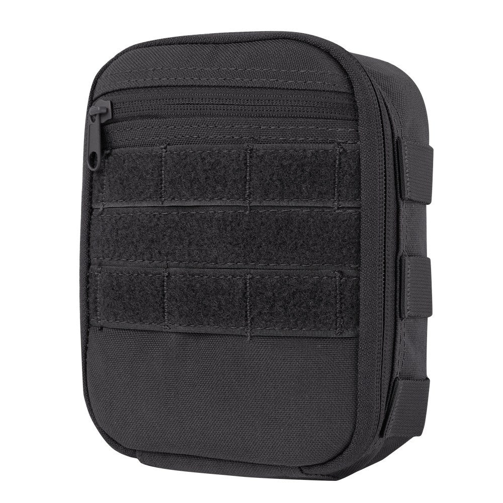 Funda MOLLE Side Kick verde para material sanitario con cremallera doble y bolsillo exterior